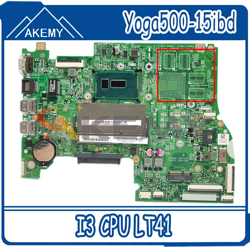 

Для Lenovo Yoga500-15ibd flex3-1570 ноутбук PC материнская плата I3 процессор LT41 mb14217-1m 100% тесты OK