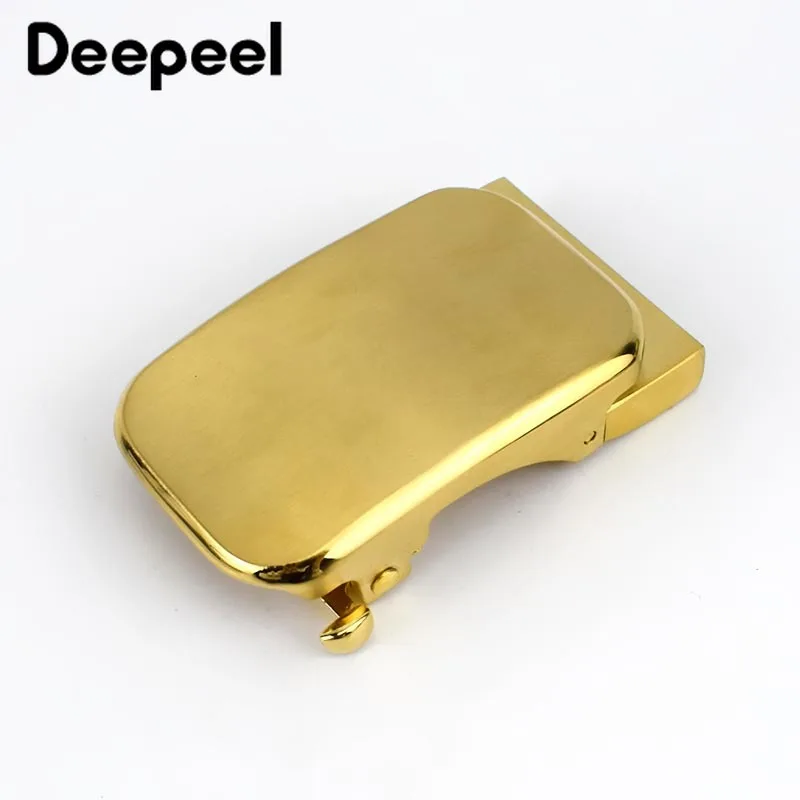 Deepeel 1 шт. твердая латунная пряжка для ремня Для мужчин цает шлифованного