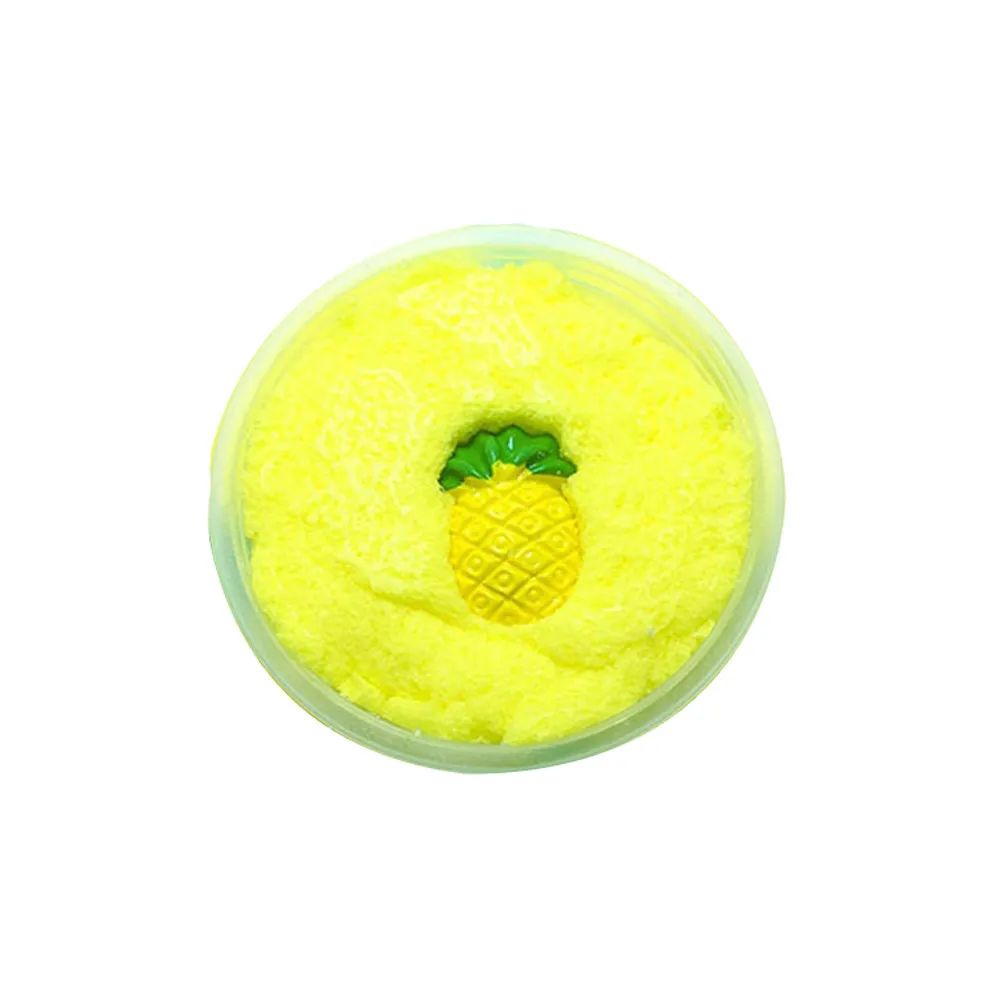 Смешанные облака слизи ананас ароматизированный стресс Дети кристалл Мягкая