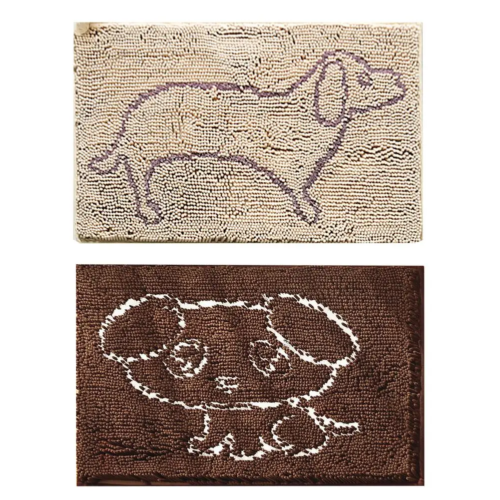 

2 Colors Waterproof Pet Cat Litter Mat Bottom Non-slip Pet Litter Cat Mat Pet Litter Catcher Washable Mat Carpet Pet Supplies