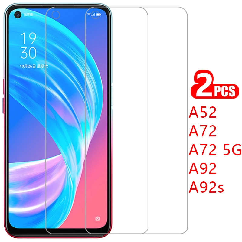 

protective tempered glass for oppo a52 a72 5g a92 a92s screen protector on a 52 72 92 s 92s 52a 72a 92a oppoa52 oppoa72 oppoa92