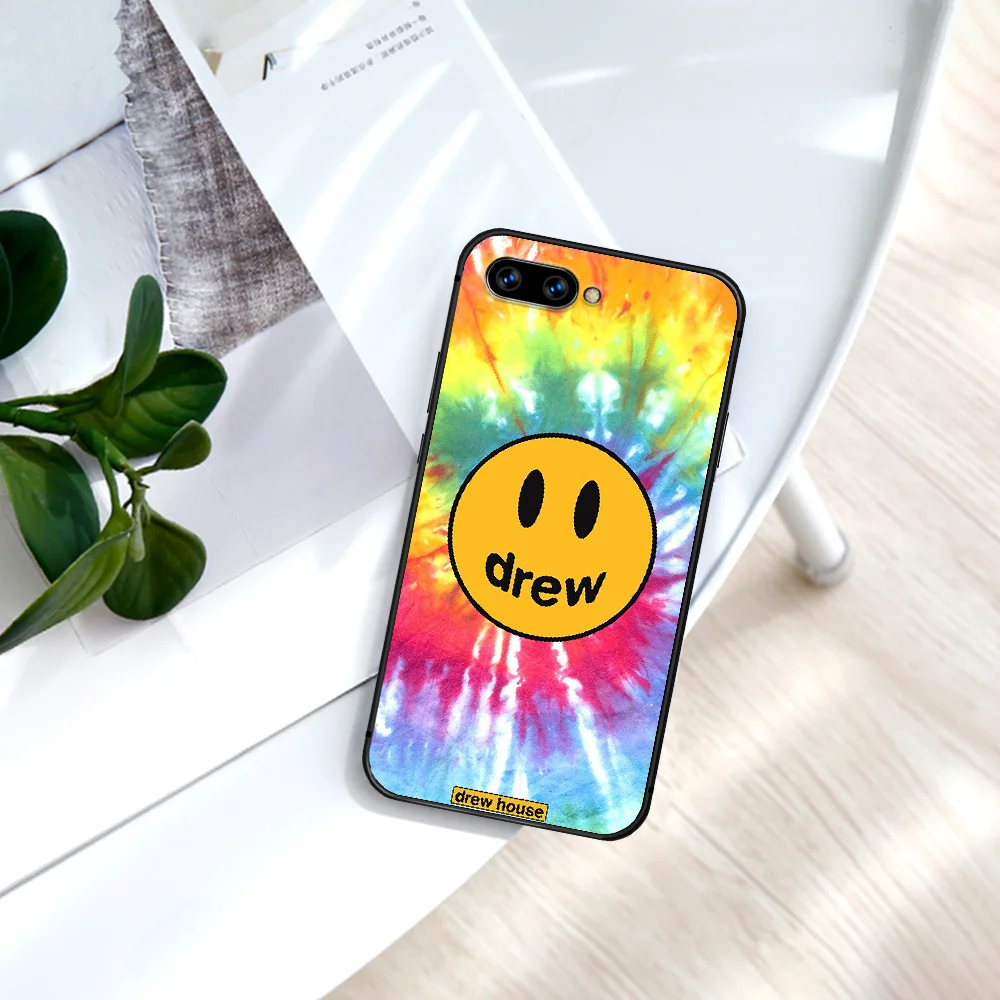 

Luxury Fashion Brand DREW Phone Case For Huawei Honor 6A 7A 7C 8 8A 8X 9 9X 10 10i 20 Lite Pro Play black Hoesjes Silicone Back