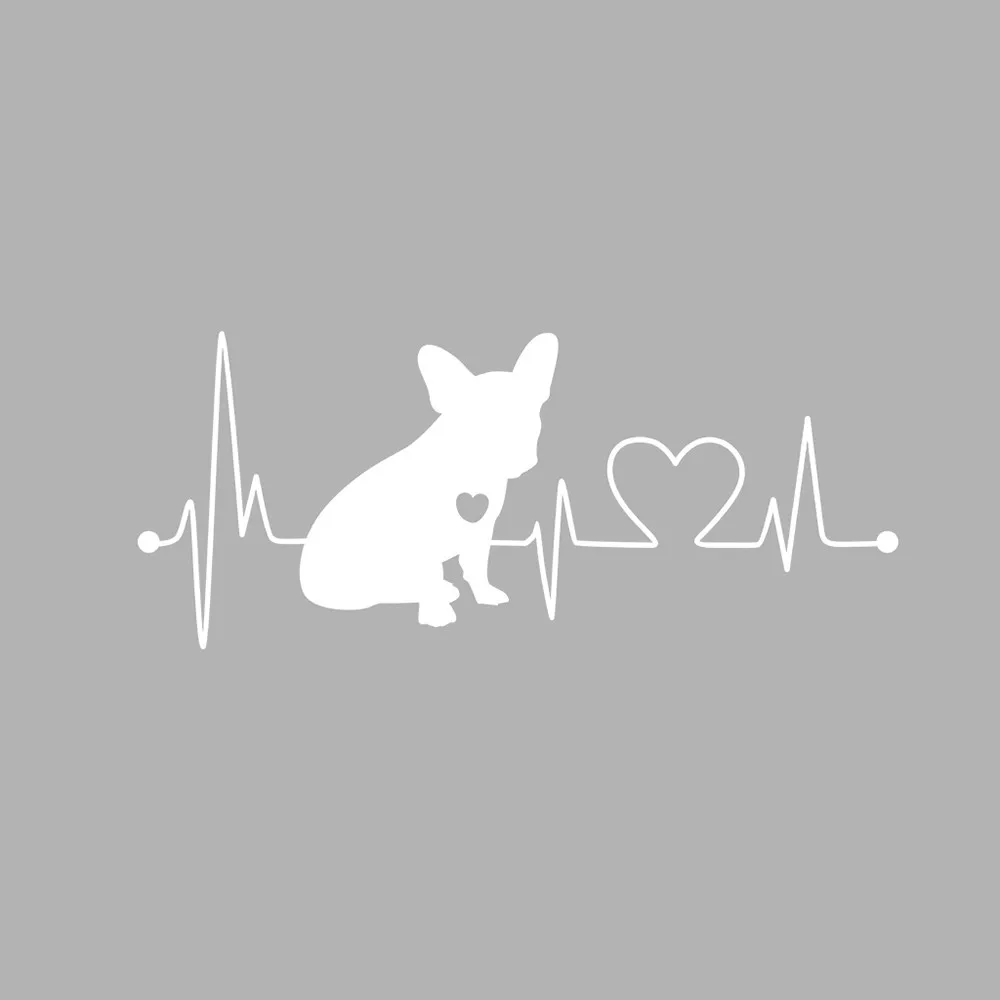 CARPRIE Love Cute Dog Heartbeat Автомобильная наклейка Camper Travel Hiker наклейки водонепроницаемые