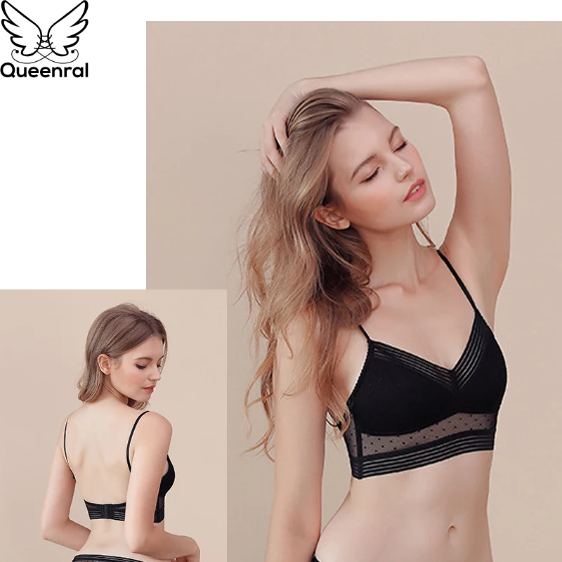 3 шт. женские кружевные бюстгальтеры с открытой спиной | Женская одежда