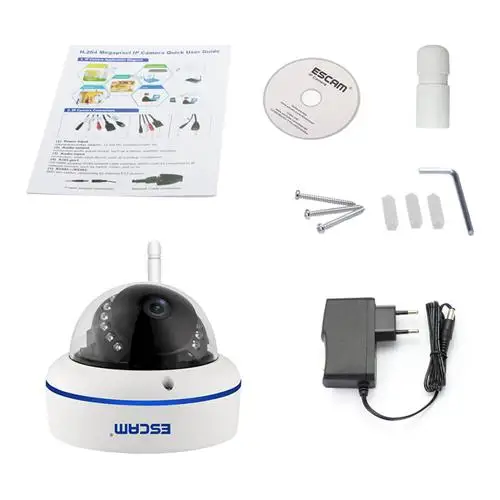 ESCAM QD800 WIFI 2MP 1080P HD WiFi Открытый IP ИК купольная камера IP66 Onvif P2P ночного видения для