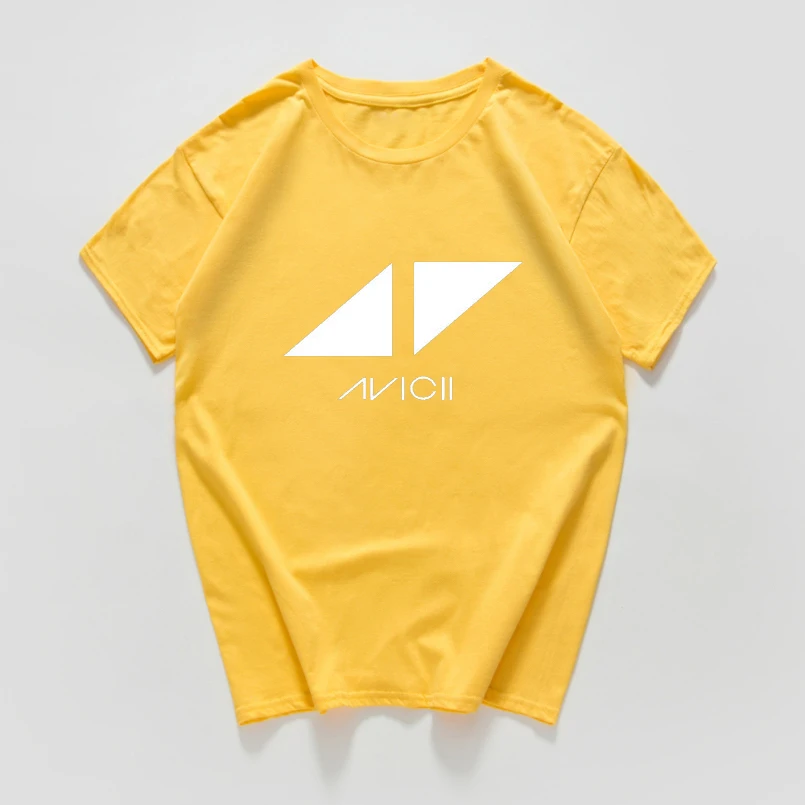 Avicii DJ fans pok женская футболка в стиле Харадзюку 100% хлопок рок-группа уличная homme