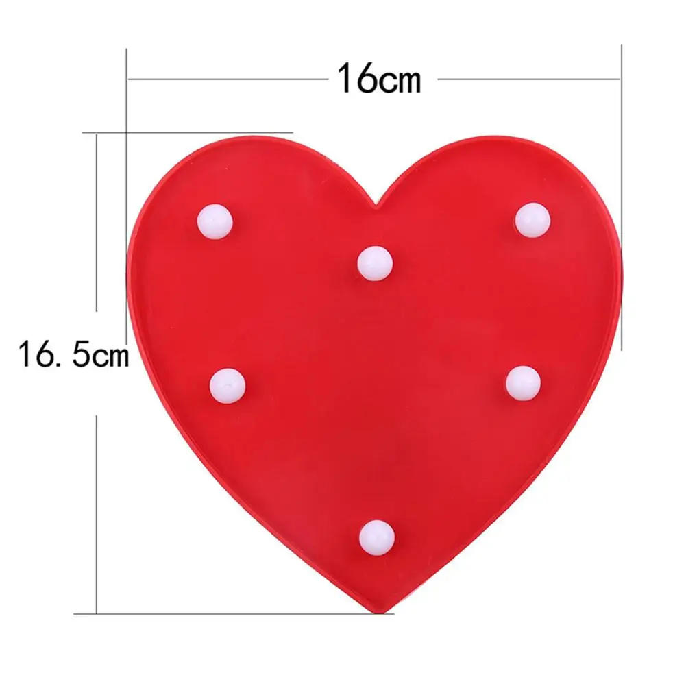 

LED Love Angle Nigh Light Valentine Day Lamp Battery Wedding Special Decoration Long Life Not Easy to Break Rich Color