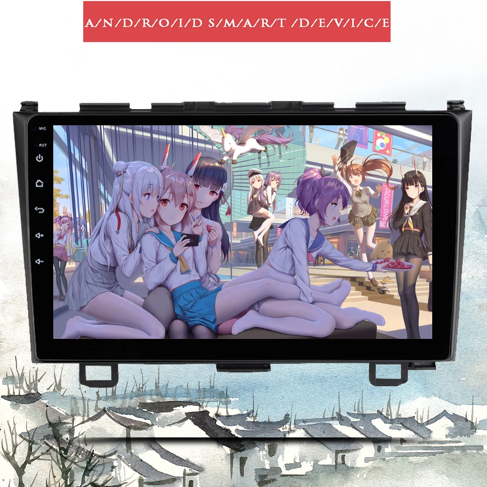 Android 10 0 9 &quotOcta Core 1280*720 Автомобильный DVD плеер для Honda CRV CR V 2006 2011 GPS навигации стерео