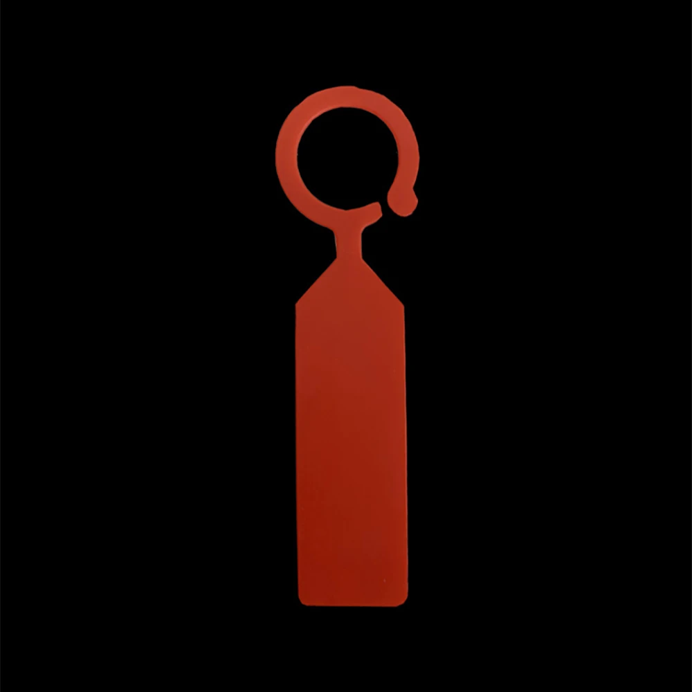 Red 50 шт. пластиковые этикетки растений цветные детские садовые висячее растение бирки повторно используемые маркеры для растений Крюк Дерево Бирки(7 цветов - Цвет: Red