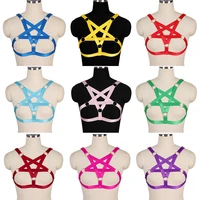 bdsm sexy lingerie chest bondage harness fashion club rave wear punk body harness cage bra gothic garter belt exotic accessories