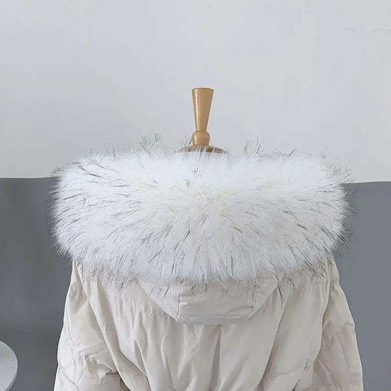 

DANKEYISI Faux Fur Collar Women Fur Collarfor Coat Clothes Fur Shawl Scarfs Fur Winter Scarf Woman Scarves Luxury Decoration