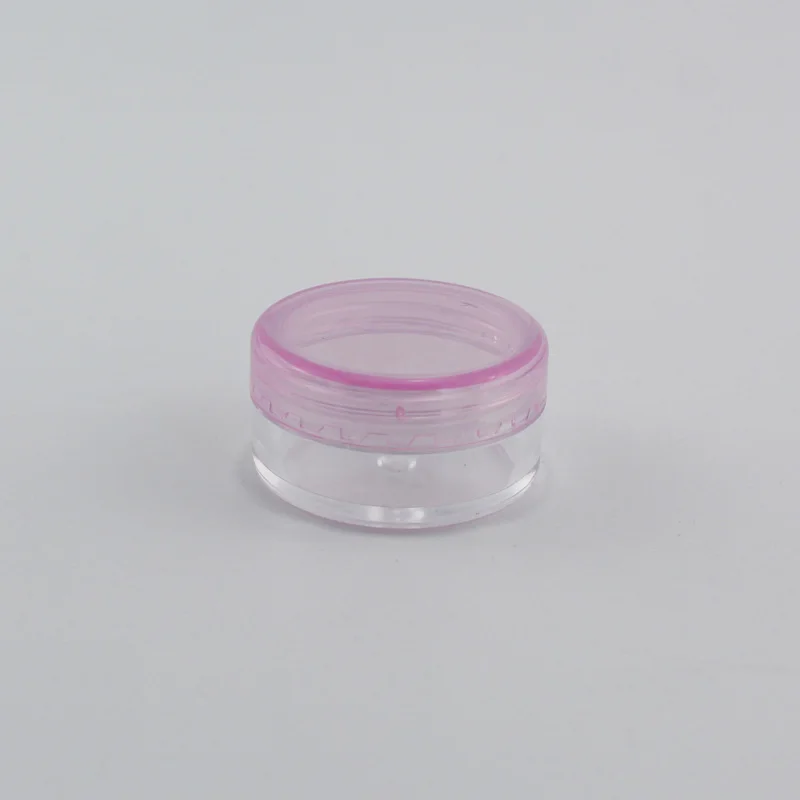 3g Round Pink 12 шт пустые для небольших банок многоразовые мини пластиковые бутылки Косметическая банка, контейнер маленькая круглая бутылка маленькая банка для крема твердые духи - Цвет: 3g Round Pink