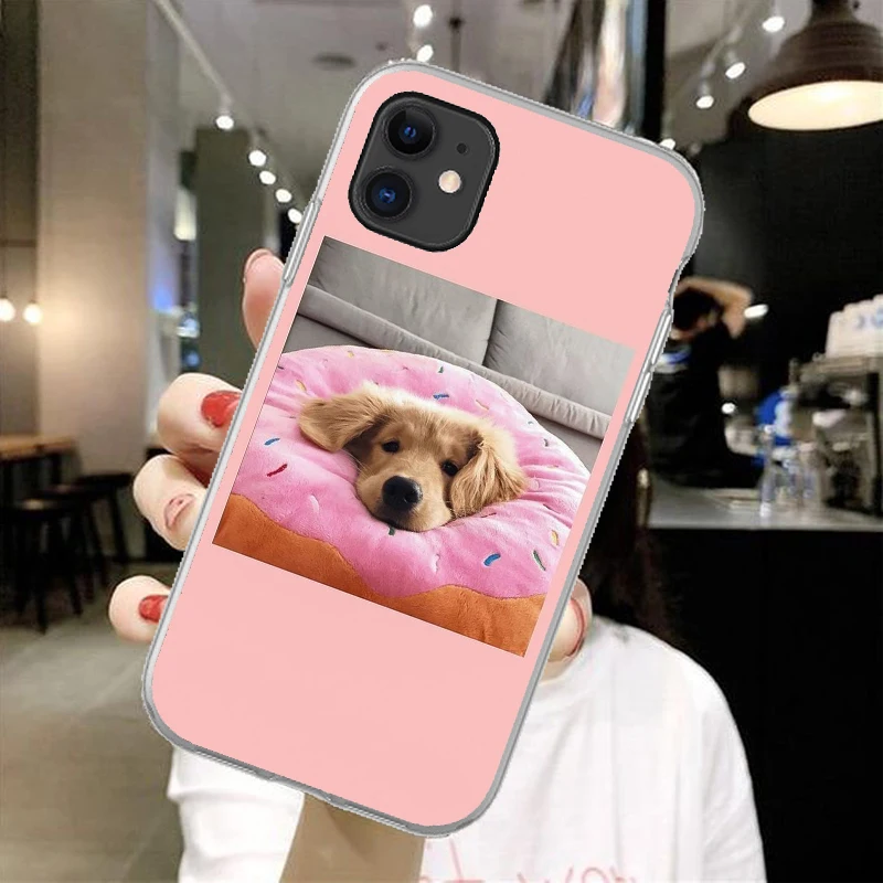 

Super cute dogs photos Silicone phone case clear For iPhone12Pro MAX XR 11 pro 11pro max XS XR 8 7 6 6S Plus 5 Soft case cover