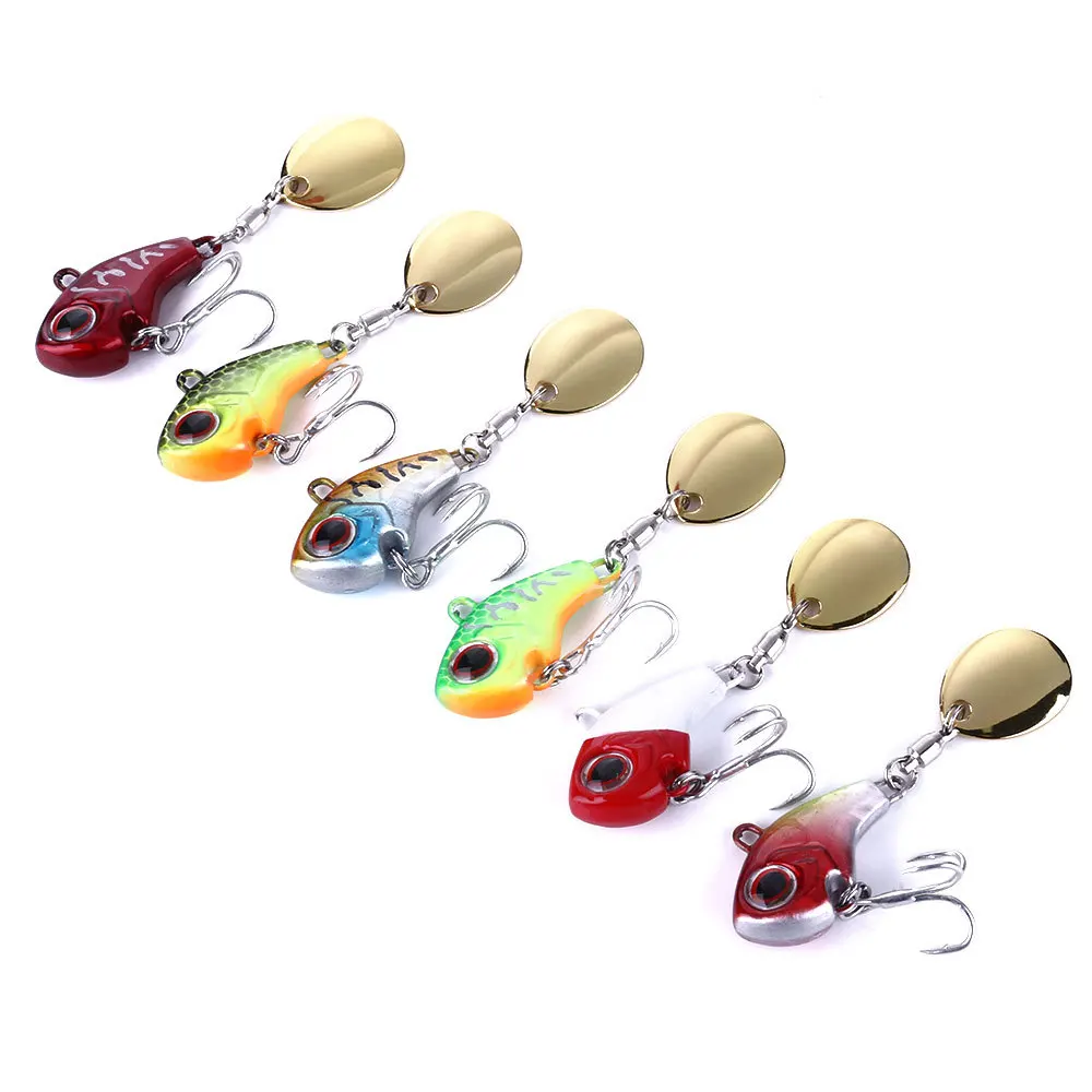 Gorgons Fishing Takcle Sinking Lure 25mm 9g Vibration Metal Mini VIB Spoon Crankbait Tail Spinner | Спорт и развлечения