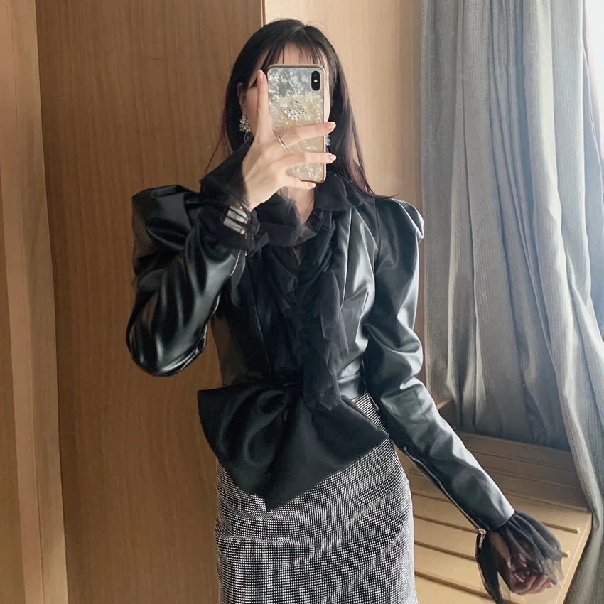 WHITNEY WANG 2019 осенне-зимнее модное винтажное стильное тонкое женское пальто из