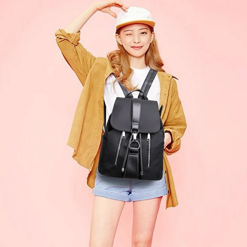 

Дизайнерский нейлоновый женский рюкзак, модные школьные ранцы, вместительные повседневные дорожные мешки