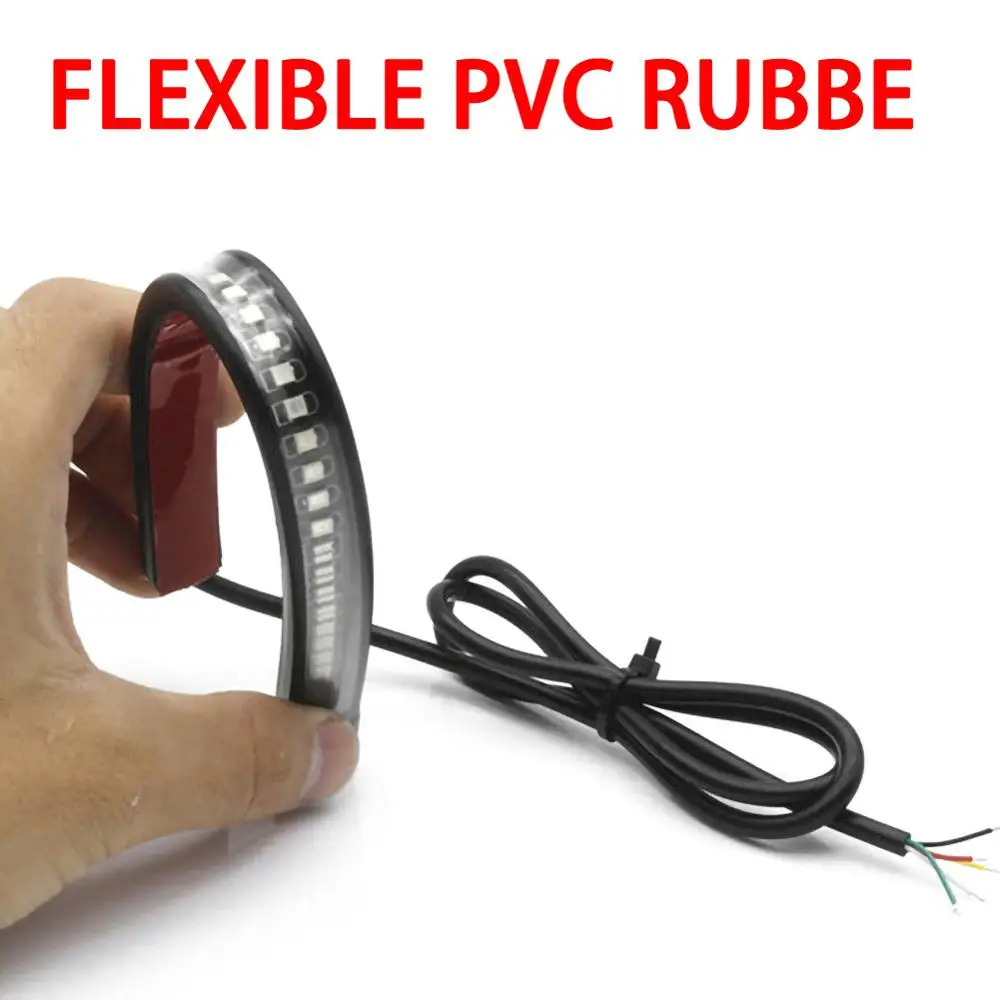 Светодиодный светильник для мотоцикла гибкий 48 дюймов водонепроницаемый SMD