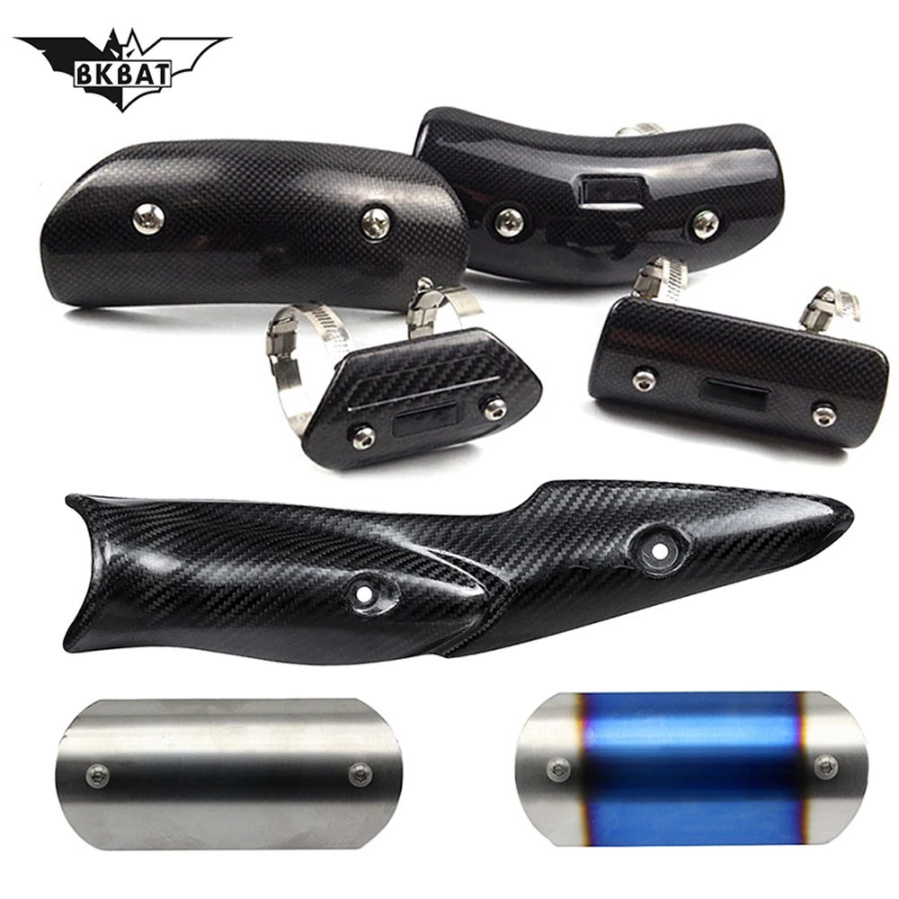 Глушитель для мотоцикла средняя крышка защита из углеродного волокна тепловой