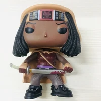 movie the walking deads michonne 38 model figure vinyl doll collection model toy for kids gifts xmas