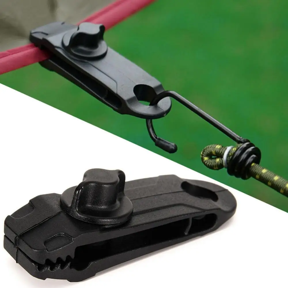 

ABS Reusable Tent Awning Canopy Clips Outdoor Rope Clamps Camping Tighten Tool For Outdoor Camping Sailing Or Picnics