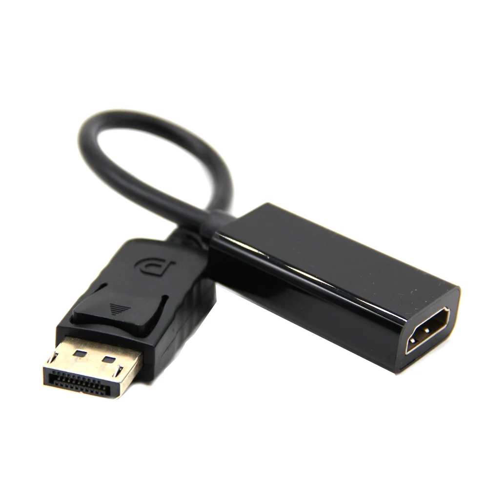 DP to HDMI-compatible 4K Cable PC DisplayPort Mini Projector Projetor TV Television Monitor 1.4 For hp Laptop | Электроника