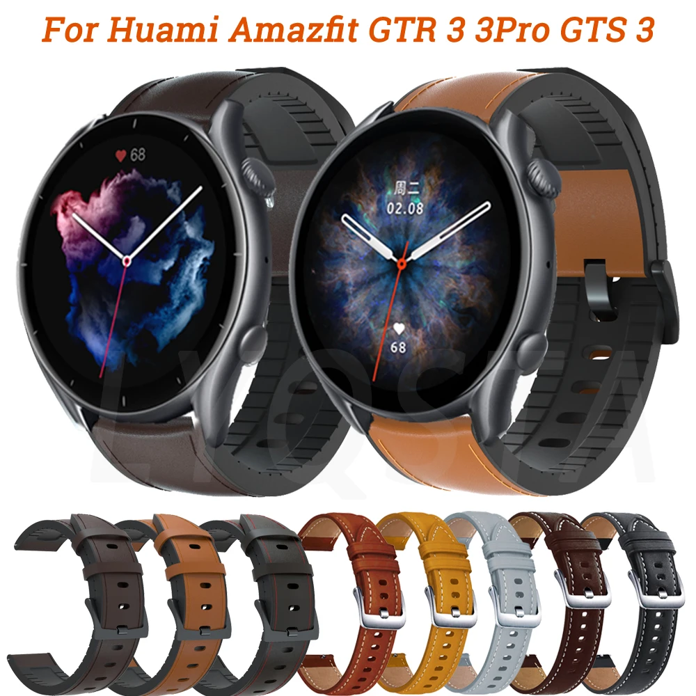 

Новый кожаный чехол + Силиконовый ремешок для часов Xiaomi Huami Amazfit GTR 42 47 мм/GT2 Pro Смарт Браслет для наручных часов Garmin Вену кв браслет