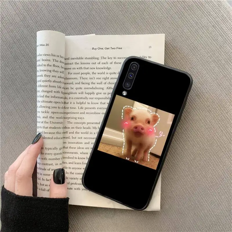 

Pet Pig cute animalluxury shell Phone Case For Samsung galaxy S 9 10 20 A 10 21 30 31 40 50 51 71 s note 20 j 4 2018 plus