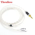 Thouliess HIFI 1,2 метра на заказ 2,53,54,4 мм сбалансированный посеребренный HD800 HD800S HD820 кабель для наушников