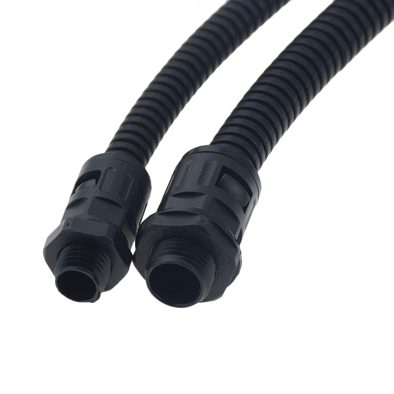 1 шт. PA66 гофрированный трубчатый соединитель трубы Ftting Plug Auto Car Tube edd на проводном