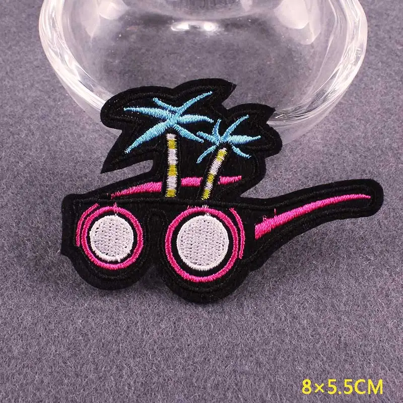 

Embroidery Patch Camping Adventure Patch Iron On Patches For Clothing DIY Outdoor Badge Patches For Clothes Applique Accessory