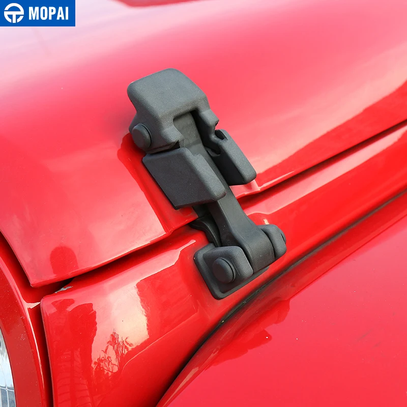 Крышка двигателя MOPAI для Jeep Wrangler JK JL 2007-2018 крышка защелки капота автомобиля 2019