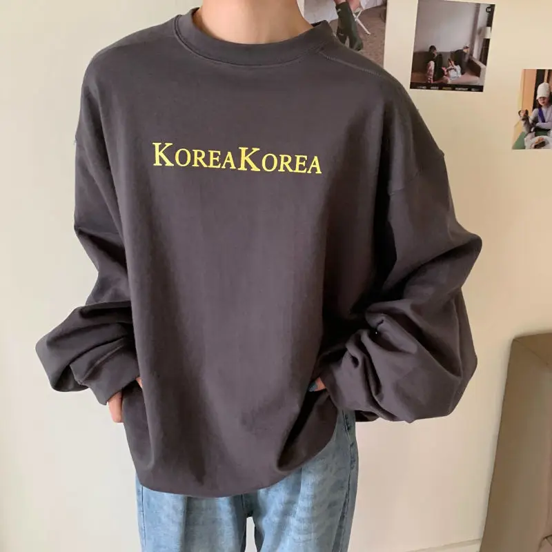 2021 spring and autumn new Korean women's Harajuku O-neck loose Kawaii clothesWoman clothes Sweatshirts women sweetshirts