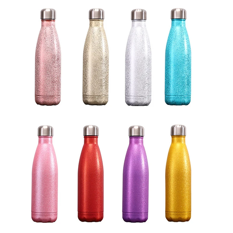 

Shiny Pink Cute Stainless Steel Hydro Flask Fruit Milk Water Travel Skinny Tumbler Bottles With Straw Lid For Kids Girls BPAFree