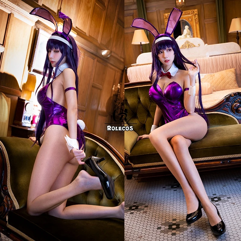 Костюм для косплея ROLECOS Utaha Kasumigaoka женский сексуальный комбинезон в виде кролика