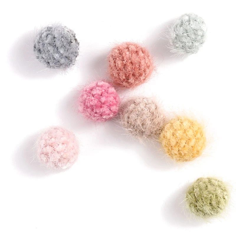 5 шт. 15 мм поделки своими руками помпон шариковые принадлежности для волос