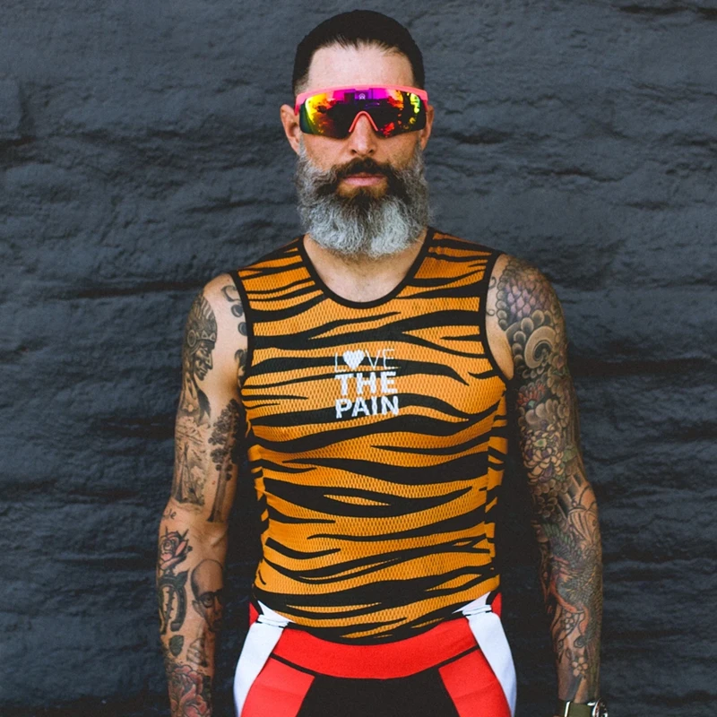 

Love The Pain usa cycling vest men bike shirts Light clothing Breathable mesh Jersey quick dry vest summer Running surf ciclismo