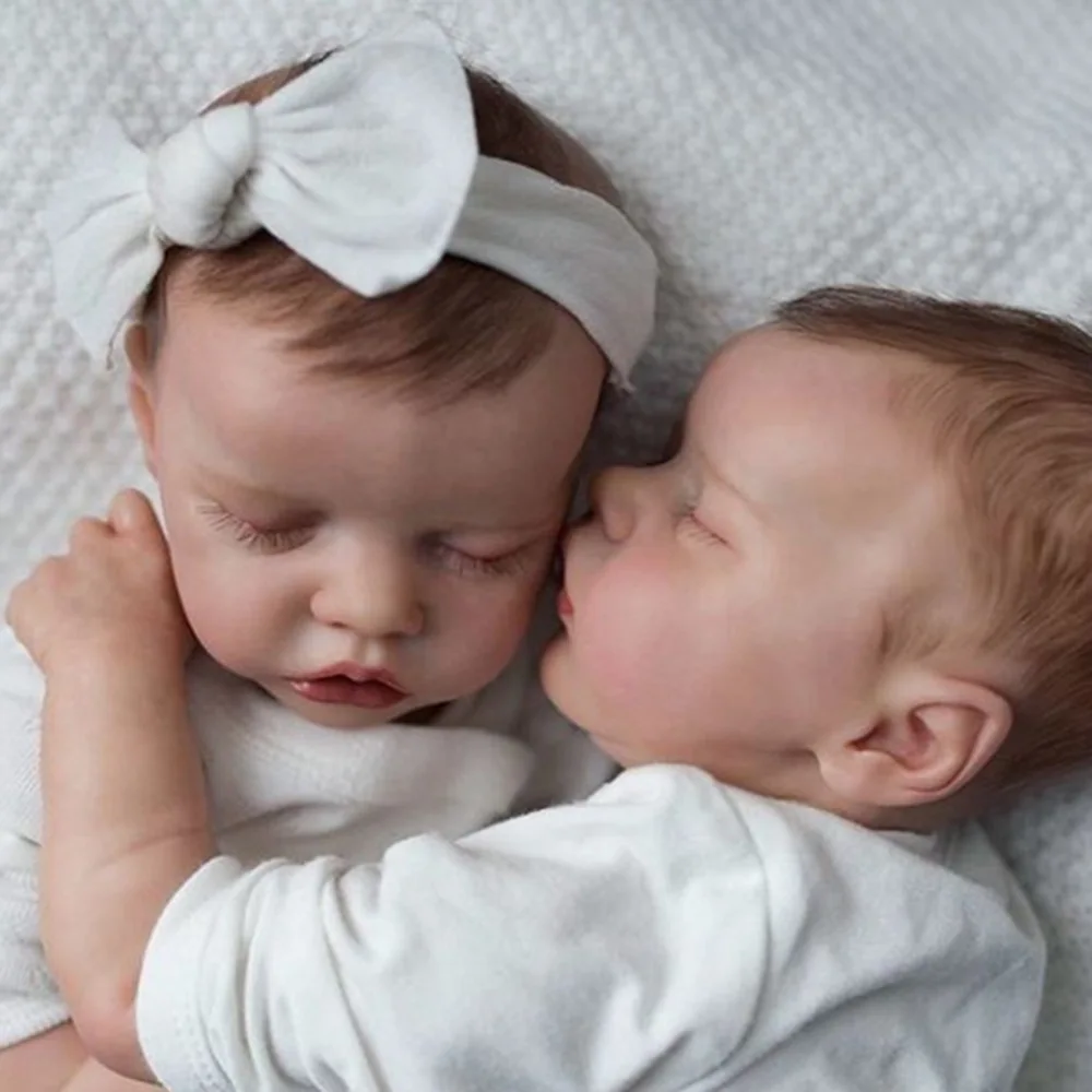 

50cm Reborn Baby Doll Simulation Doll Full Body Silicone Body Real Baby New Born Baby Items Toys for Baby Girl Bebe Reborn