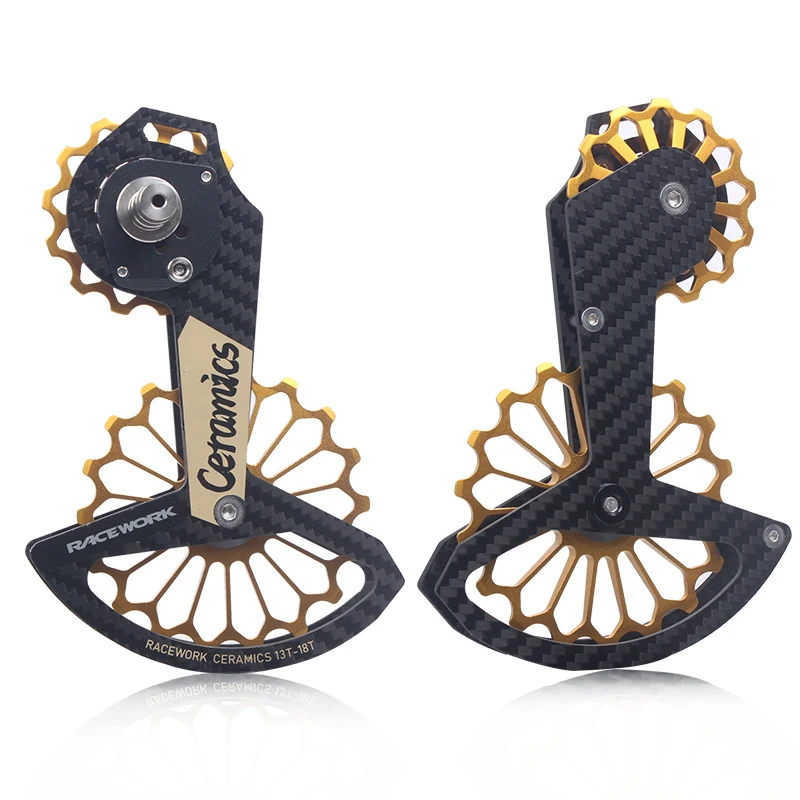 Керамический задний переключатель передач RACEWORK для дорожного велосипеда 18T из