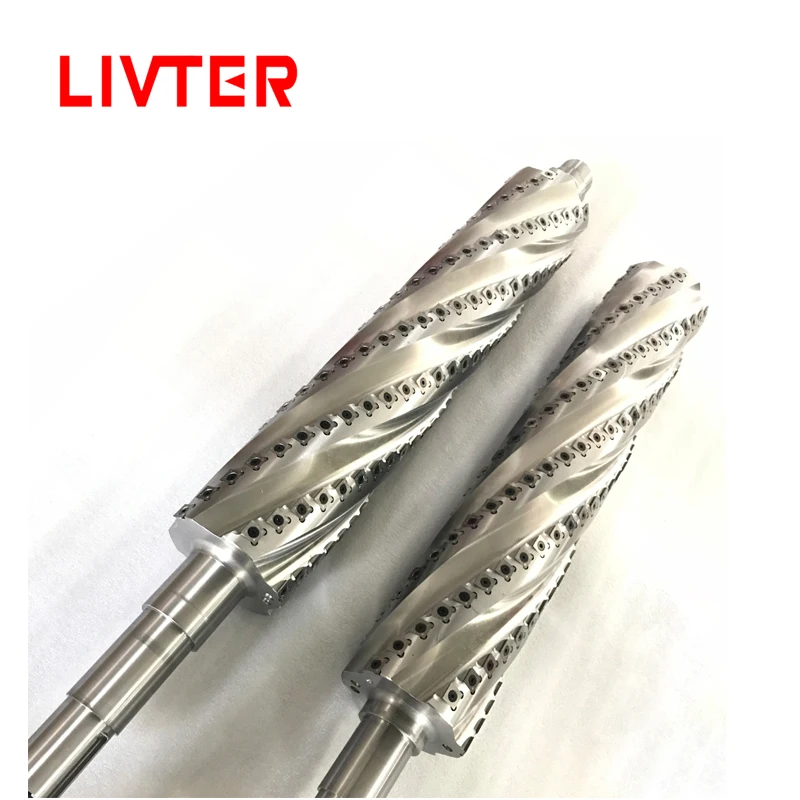 Твердосплавная спиральная головка резака с головкой для регулировки толщины и