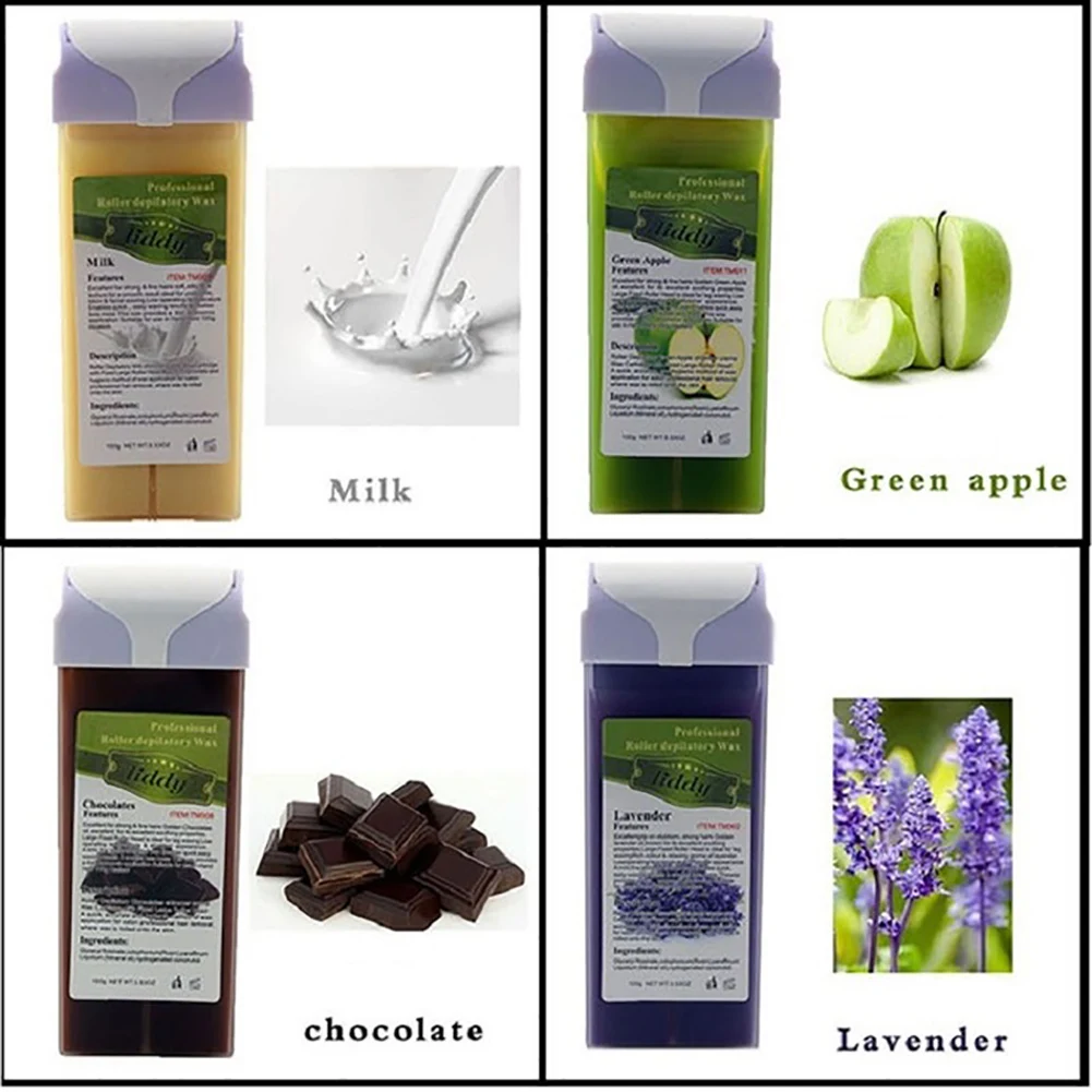 100 г клубника алоэ чайное дерево воск бобы депиляция полоски для удаления волос