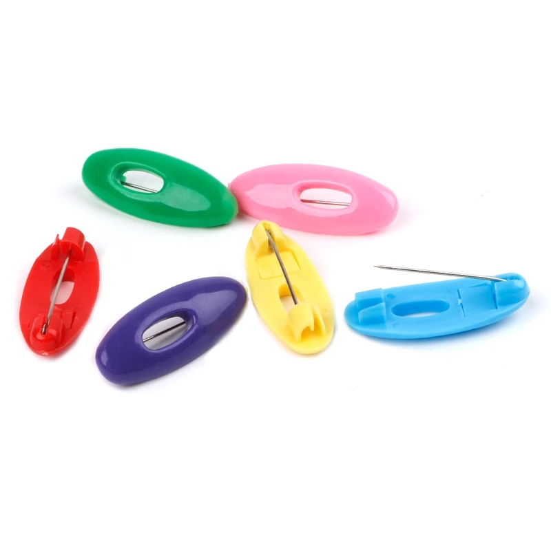 6 шт. мусульманский хиджаб булавка для мусульманского шарфа круглая