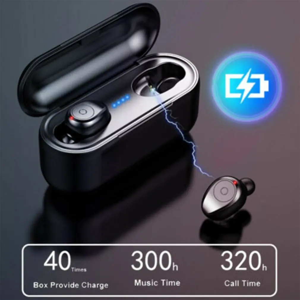 Новинка, беспроводные наушники F9, Bluetooth 5,0, TWS, гарнитура, Hi-Fi, Мини, для занятий спортом, бега, наушники, Поддержка iOS/Android телефонов, HD вызов