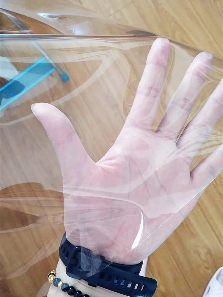 Ультратонкий прозрачный водонепроницаемый мягкий фон из ПВХ и пластика для