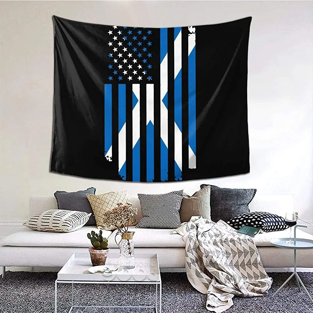 

American Scotland Flag Tapestry Wall Hanging Print Mural for Bedroom Living Room Dorm Home Decor