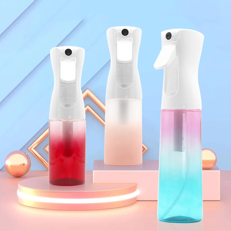 High Pressure Continuous Mist Liquid Refillable Empty Spray Bottles Water Alcohol Bottle Pro Salon Hairstyling Tool | Красота и