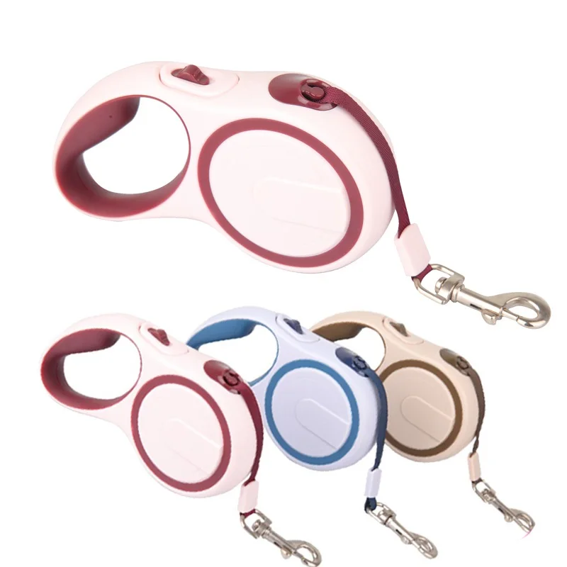 Нейлоновый Поводок для собак автоматический поводок питомцев 5 м маленький