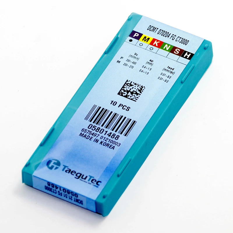 Токарный станок DCMT070204 FG CT3000 PC CT9080 TaeguTec|Токарный инструмент| |