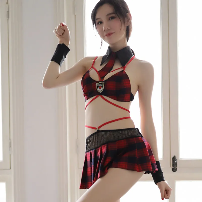 Шотландская Студенческая форма плиссированная юбка косплей в британском стиле с