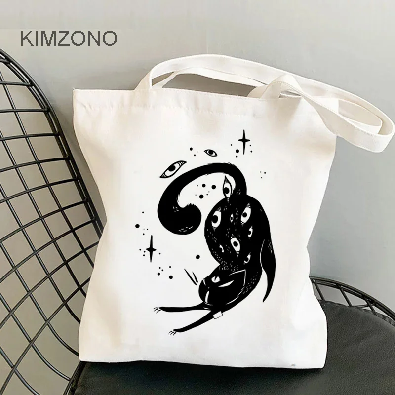 

Сумка для покупок с кошками, Хлопковая Сумка, Экосумка, ткань