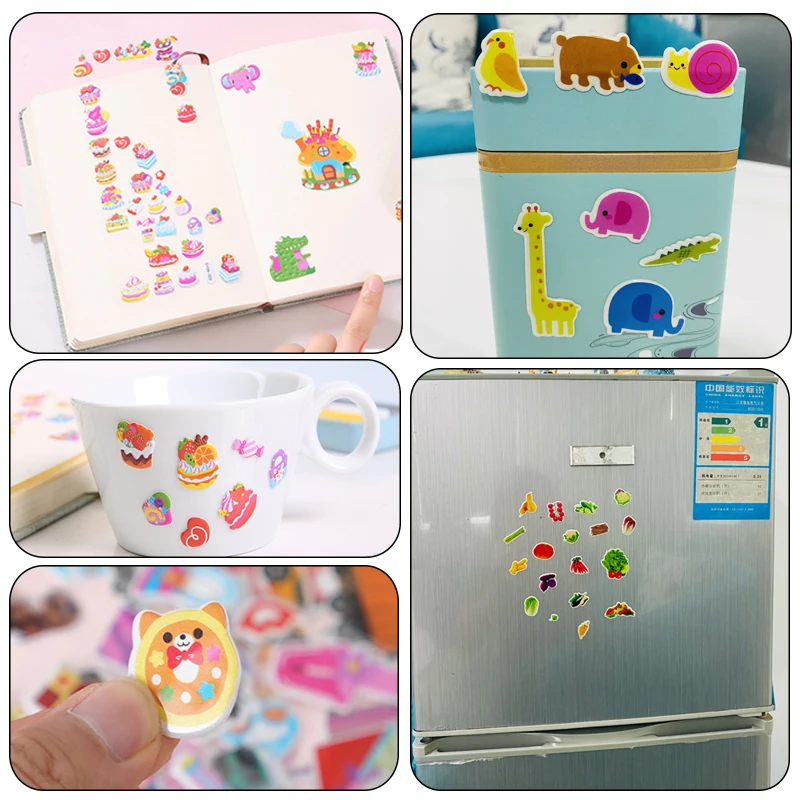 6 листов/набор водонепроницаемые 3D-Наклейки для скейтборда наклейки стикеры на